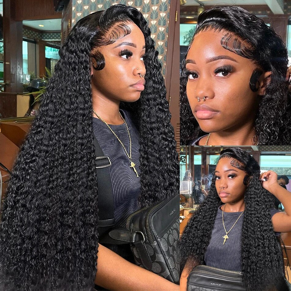 Perruque Lace Front curly Remy